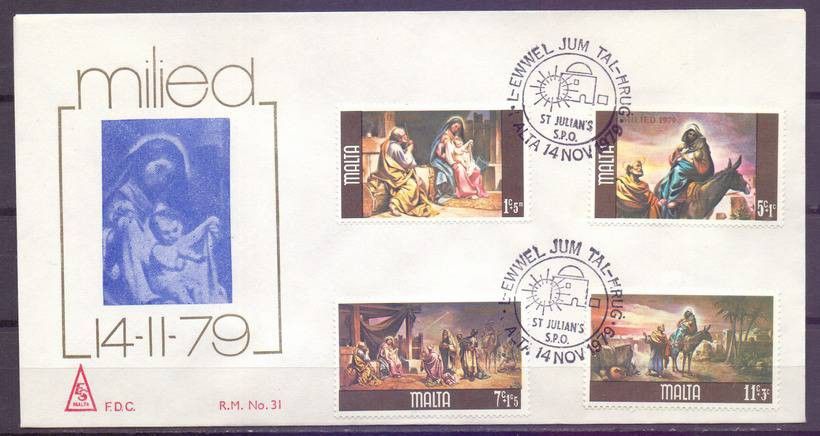 Znaczek Malta 1979 Mi 603-606 FDC
