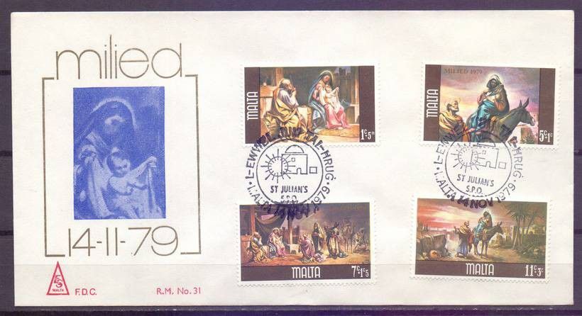 Znaczek Malta 1979 Mi 603-606 FDC