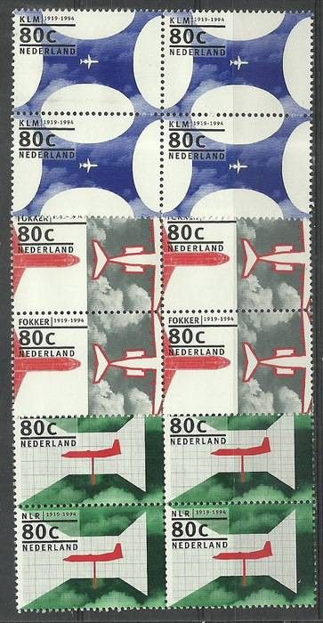 Znaczek Holandia 1994 Mi 1508-1510 Czyste **