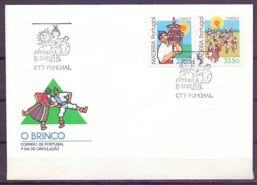 Znaczek Madera 1982 Mi 82-83 FDC