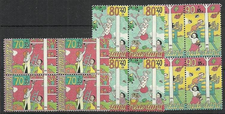 Znaczek Holandia 1994 Mi 1525-1527 Czyste **