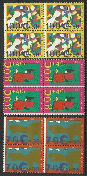 Znaczek Holandia 1995 Mi 1558-1560 Czyste **