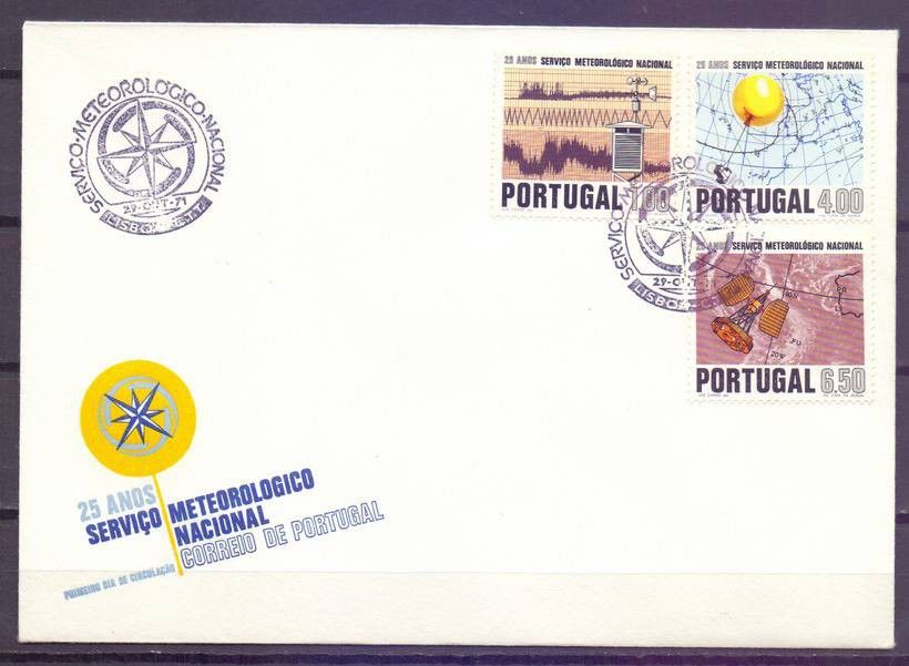 Znaczek Portugalia 1971 Mi 1146-1148 FDC