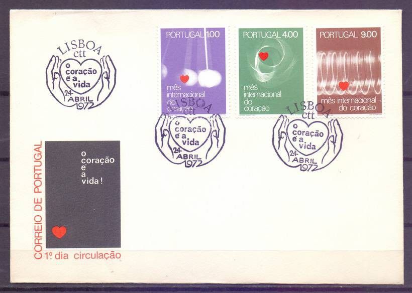 Znaczek Portugalia 1972 Mi 1163-1165 FDC