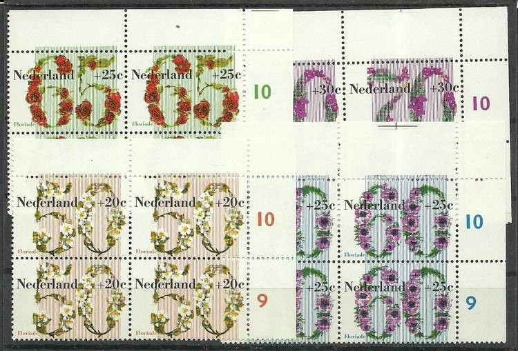 Znaczek Holandia 1982 Mi 1203-1206 Czyste **