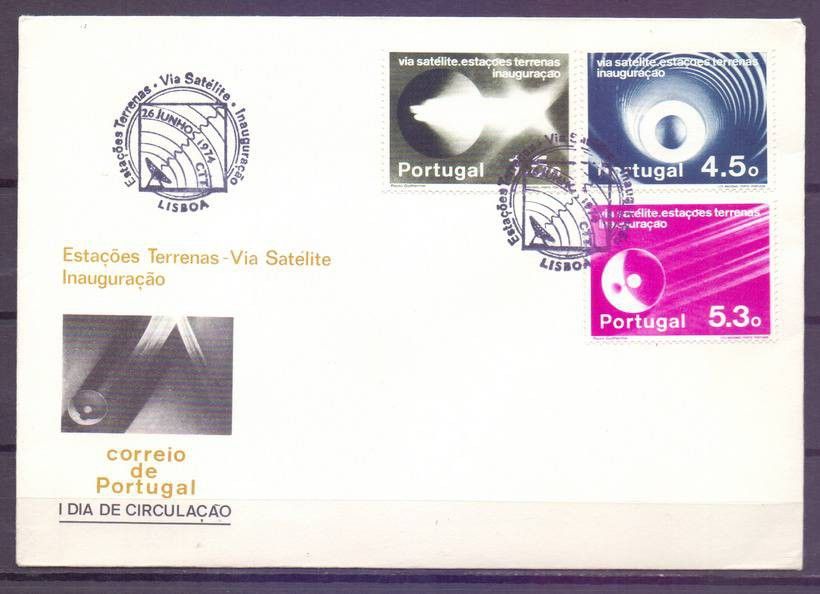Znaczek Portugalia 1974 Mi 1234-1236 FDC