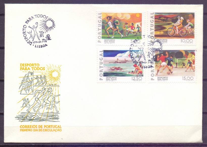 Znaczek Portugalia 1978 Mi 1407-1410 FDC