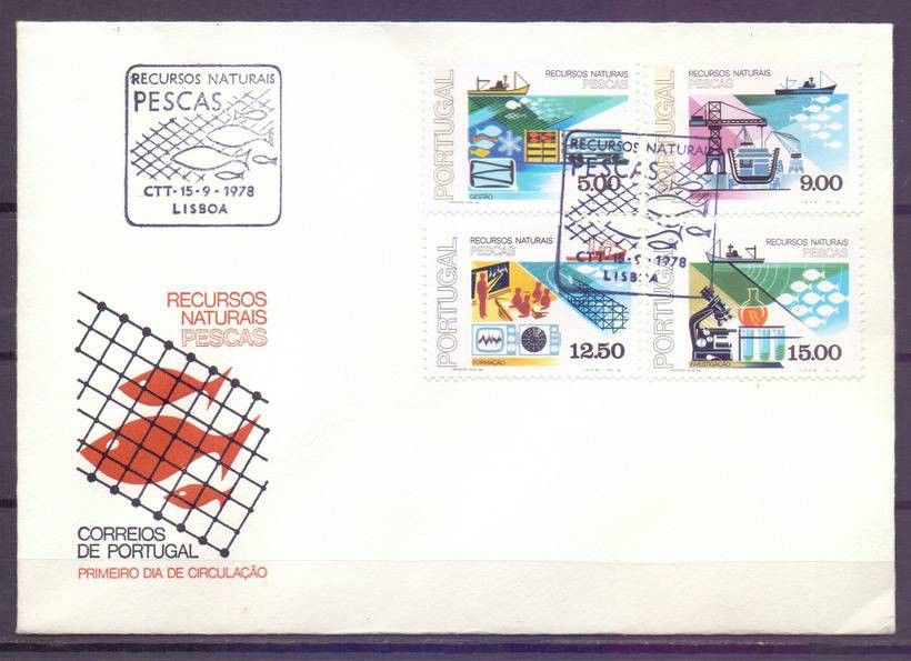 Znaczek Portugalia 1978 Mi 1413-1416 FDC