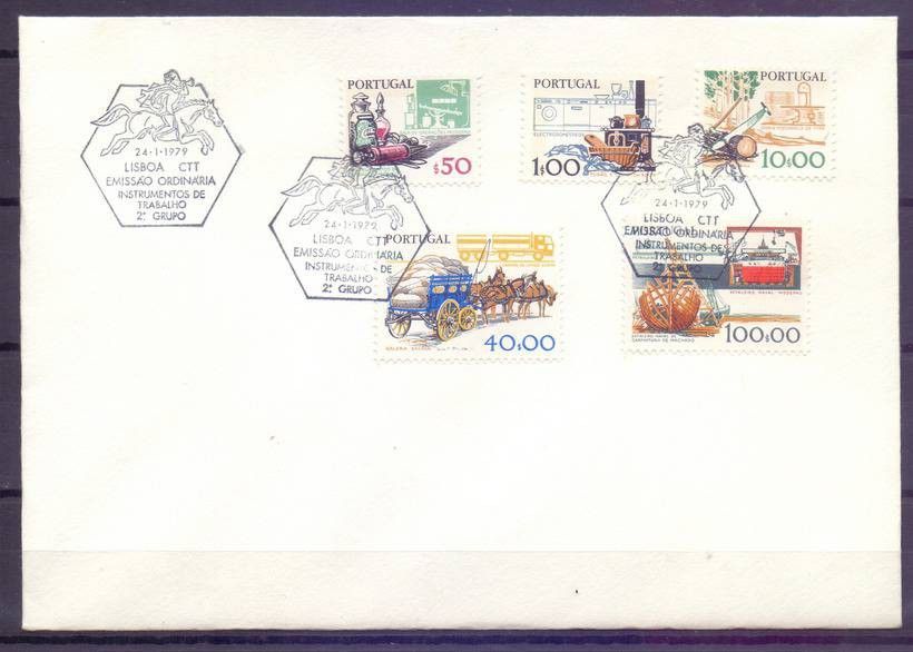 Znaczek Portugalia 1979 Mi 1428-1432 FDC