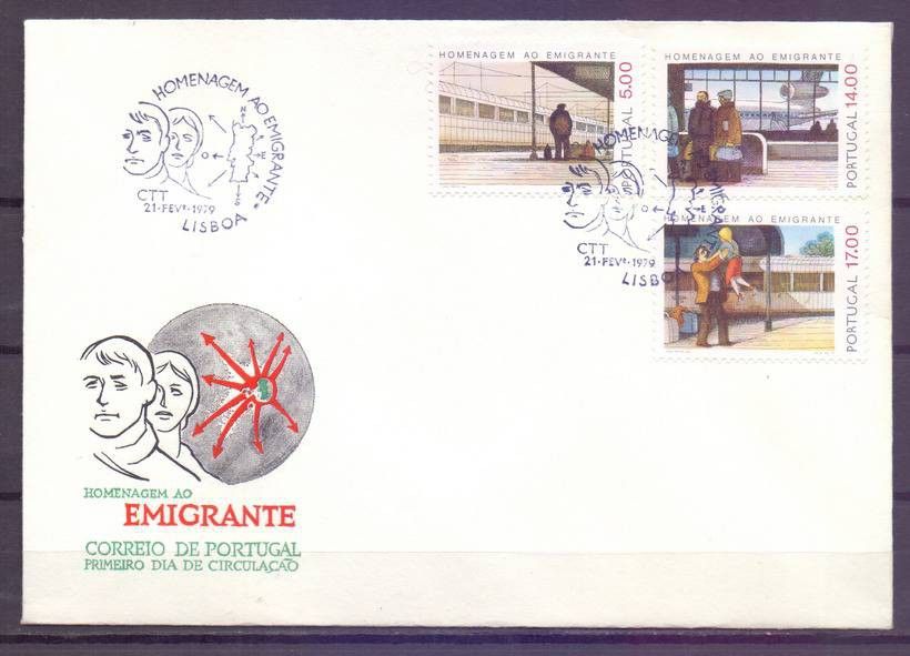 Znaczek Portugalia 1979 Mi 1433-1435 FDC