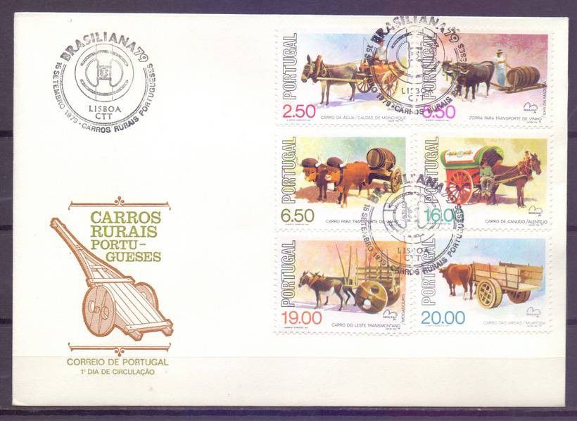 Znaczek Portugalia 1979 Mi 1453-1458 FDC