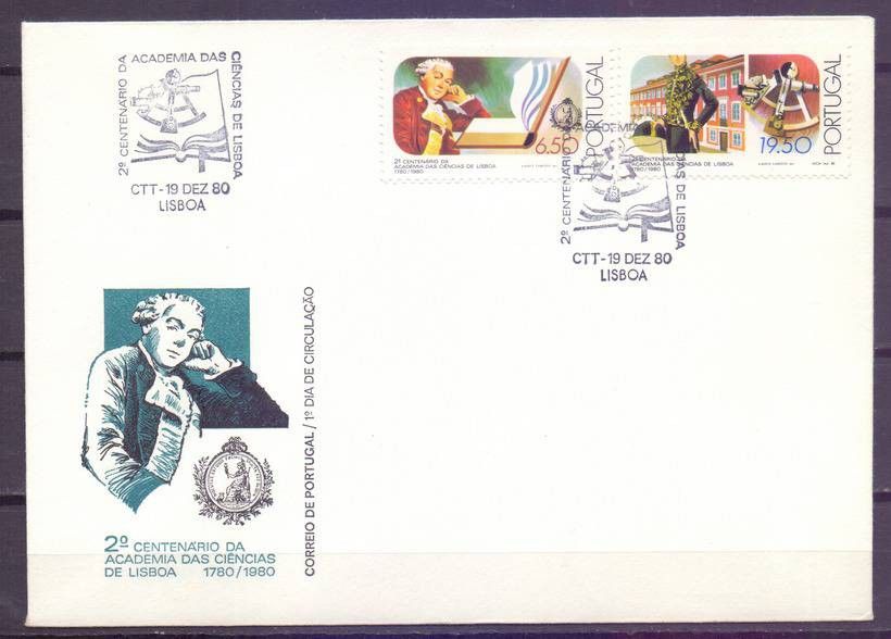 Znaczek Portugalia 1980 Mi 1510-1511 FDC