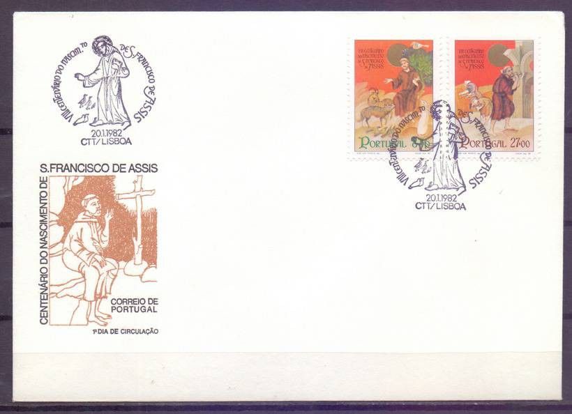 Znaczek Portugalia 1982 Mi 1552-1553 FDC