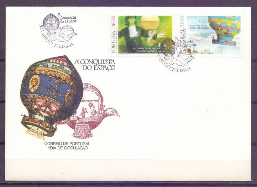Znaczek Portugalia 1983 Mi 1612-1613 FDC