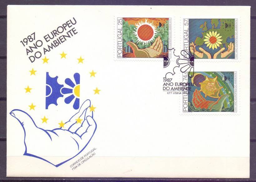 Znaczek Portugalia 1987 Mi 1717-1719 FDC