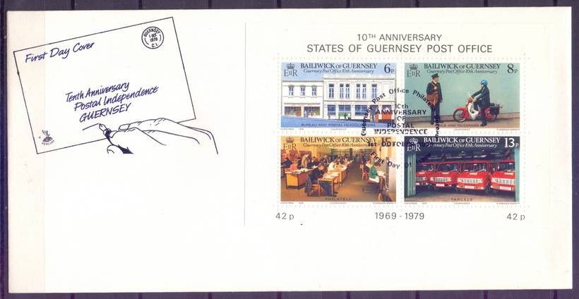 Znaczek Guernsey 1979 Mi bl 2 FDC