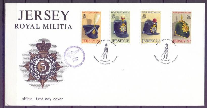 Znaczek Jersey 1972 Mi 69-72 FDC