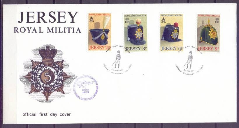 Znaczek Jersey 1972 Mi 69-72 FDC