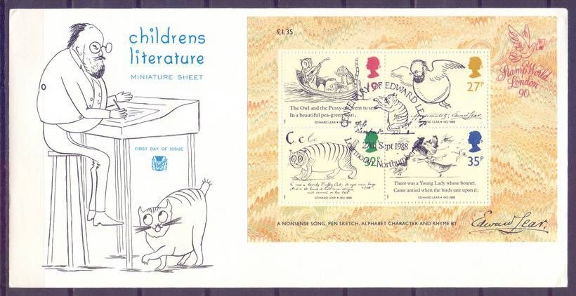 Znaczek Wielka Brytania 1988 Mi bl 4 FDC