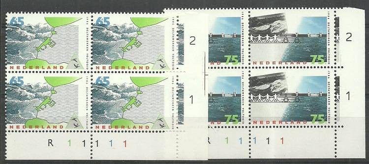 Znaczek Holandia 1986 Mi 1305-1306 Czyste **