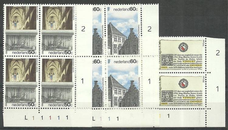 Znaczek Holandia 1986 Mi 1294-1296 Czyste **