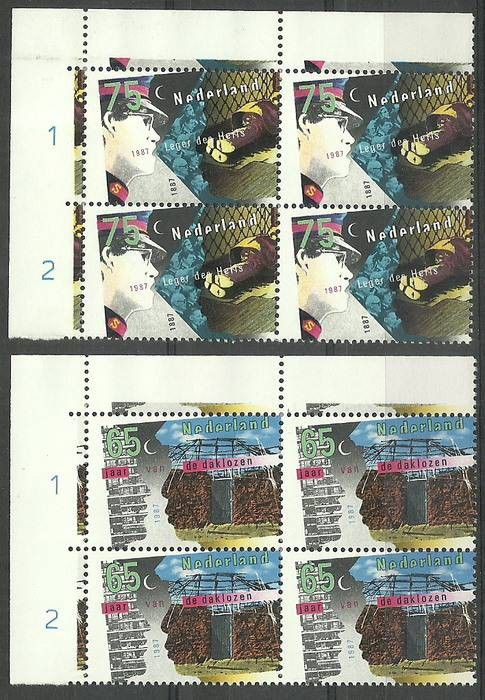 Znaczek Holandia 1987 Mi 1311-1312 Czyste **