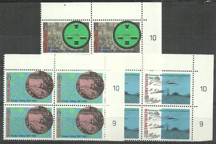 Znaczek Holandia 1987 Mi 1320-1322 Czyste **