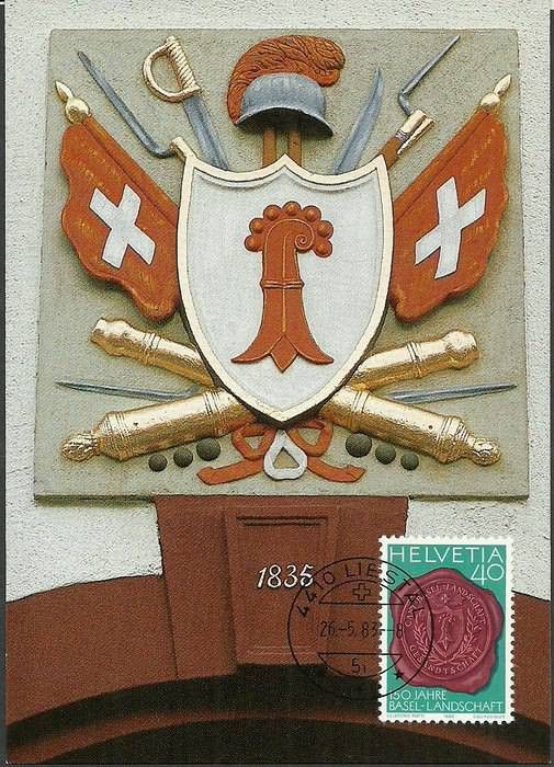 Znaczek Szwajcaria 1983 Mi 1255 Karta Max