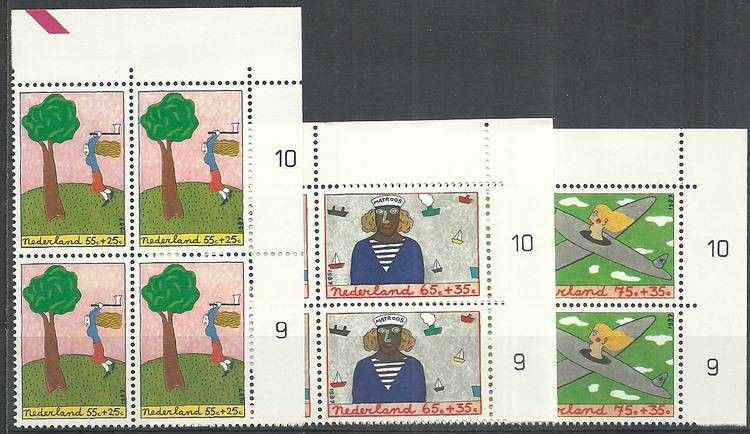 Znaczek Holandia 1987 Mi 1328-1330 Czyste **