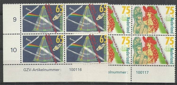 Znaczek Holandia 1988 Mi 1345-1346 Czyste **