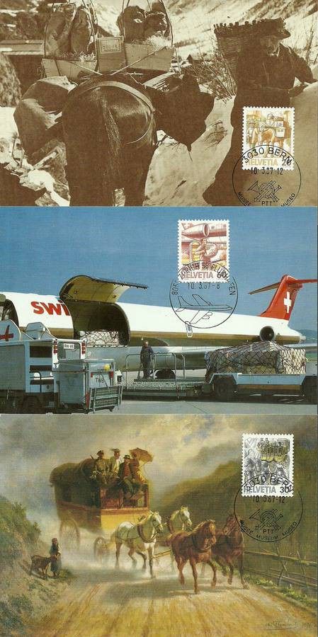 Znaczek Szwajcaria 1987 Mi 1340-1344 FDC