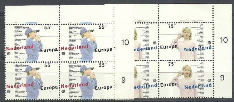 Znaczek Holandia 1989 Mi 1364-1365 Czyste **