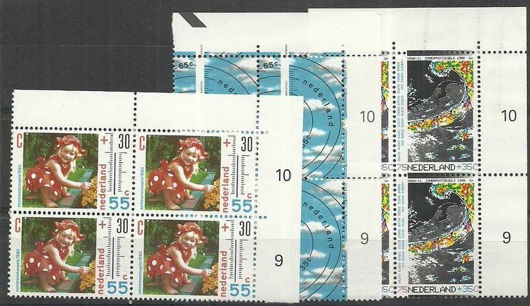 Znaczek Holandia 1990 Mi 1379-1381 Czyste **