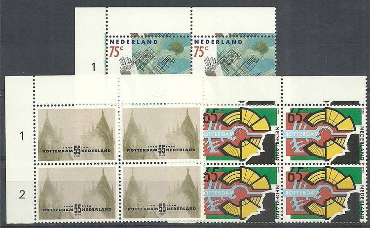 Znaczek Holandia 1990 Mi 1382-1384 Czyste **
