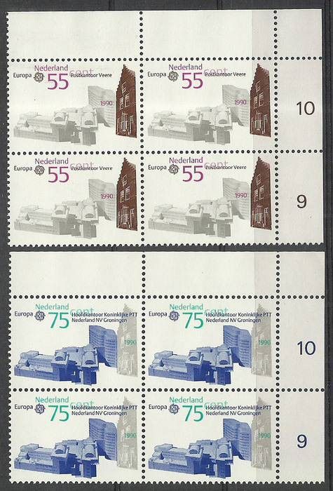 Znaczek Holandia 1990 Mi 1386-1387 Czyste **