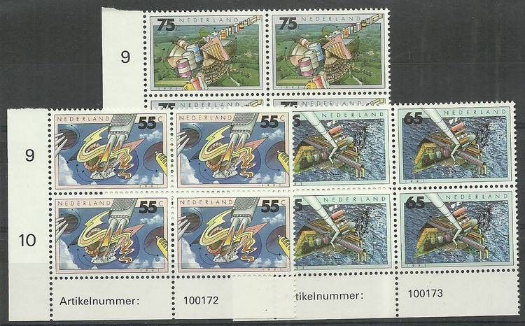Znaczek Holandia 1991 Mi 1396-1398 Czyste **