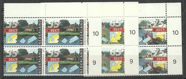 Znaczek Holandia 1991 Mi 1403-1405IA Czyste **