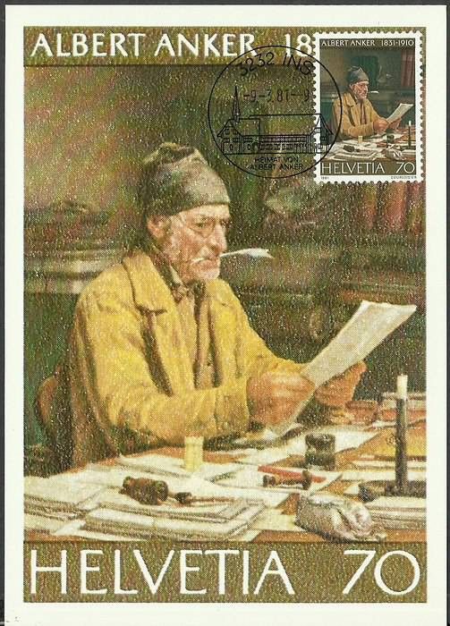 Znaczek Szwajcaria 1981 Mi 1193 Karta Max