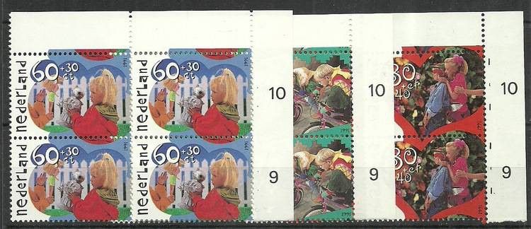 Znaczek Holandia 1991 Mi 1423-1425IA Czyste **
