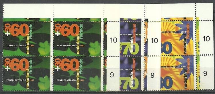 Znaczek Holandia 1992 Mi 1436-1438IA Czyste **