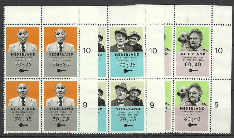 Znaczek Holandia 1993 Mi 1474-1476IA Czyste **