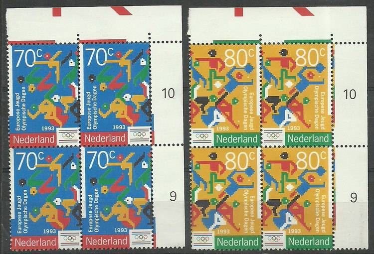 Znaczek Holandia 1993 Mi 1479-1480 Czyste **