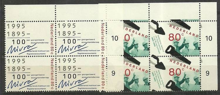 Znaczek Holandia 1995 Mi 1538-1539 Czyste **