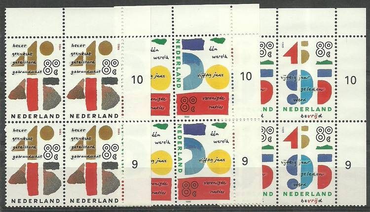 Znaczek Holandia 1995 Mi 1543-1545 Czyste **