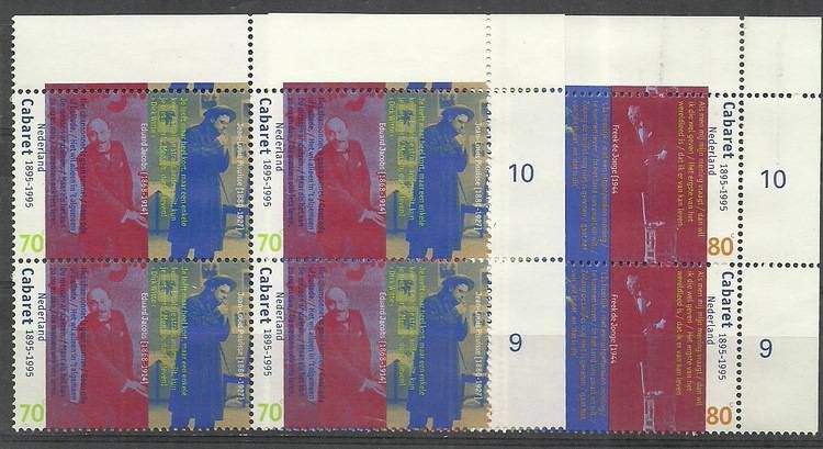 Znaczek Holandia 1995 Mi 1556-1557 Czyste **