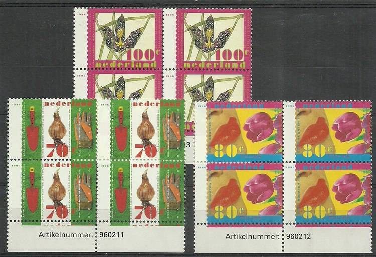 Znaczek Holandia 1996 Mi 1566-1568 Czyste **