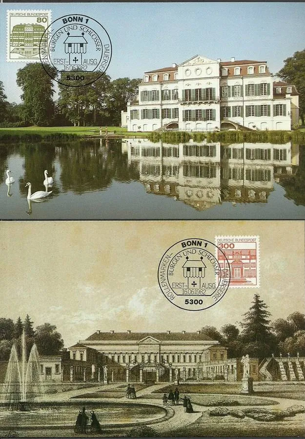 Znaczek Niemcy 1982 Mi 1139-1143AI Karta Max