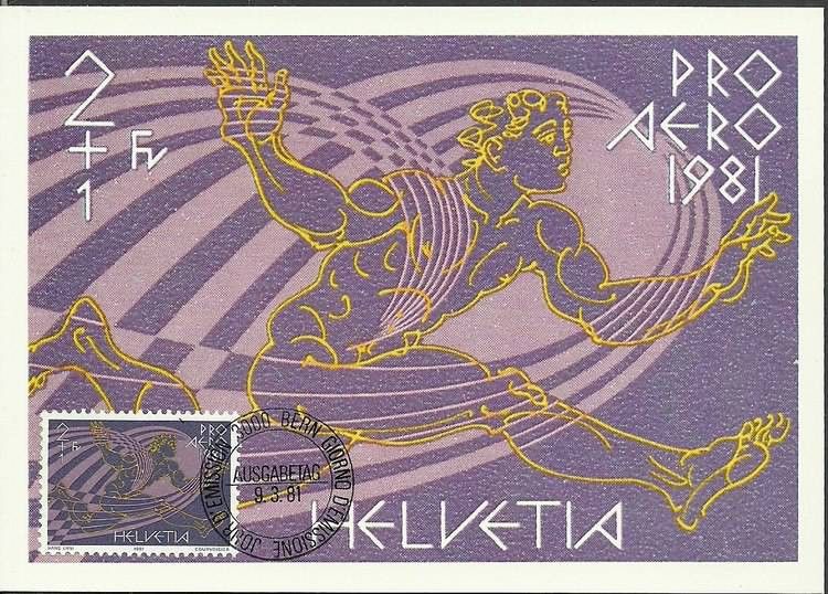 Znaczek Szwajcaria 1981 Mi 1196 Karta Max
