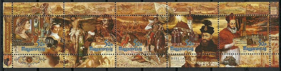 Znaczek Węgry 2000 Mi spe bl 259 Czyste **