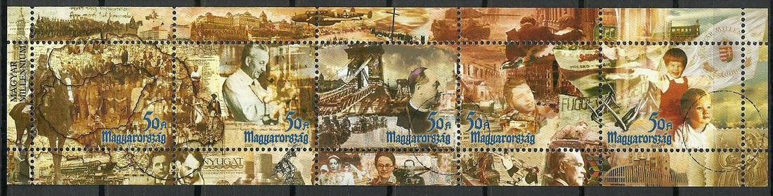 Znaczek Węgry 2001 Mi spe bl 266 Czyste **